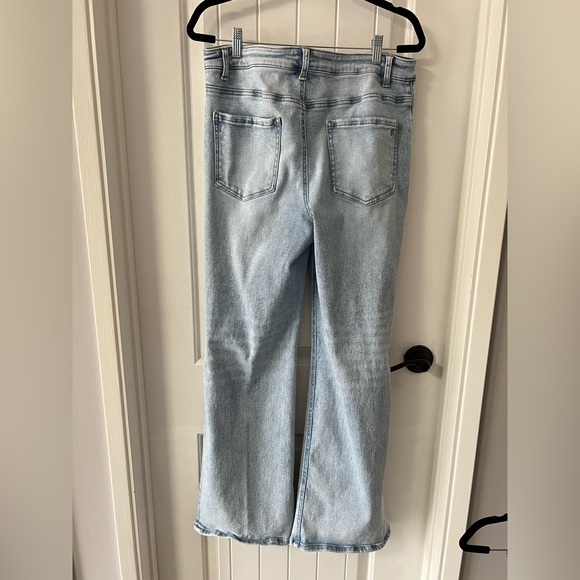 Grace & Lace Wide Leg Distressed Premium Denim size 14 - Picture 4 of 6